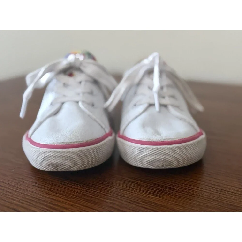 Polo Ralph Lauren Fantor III White Shoes Kids Girls Toddler Size 10